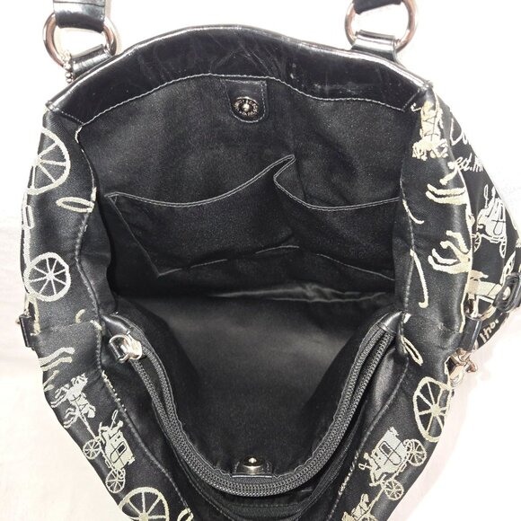 Coach Ashley F15656 Black Horse & Carriage Anniversary Satchel Handbag Purse - Picture 13 of 15